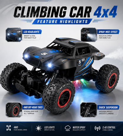 2.4GHz RC 4x4 Off-Road Climbing Spray Truck