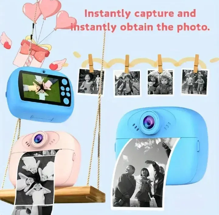 Mini Rechargeable Kids Camera – 1080P HD Photography Toy with 2.0" Screen, Best Gift for Boys & Girls