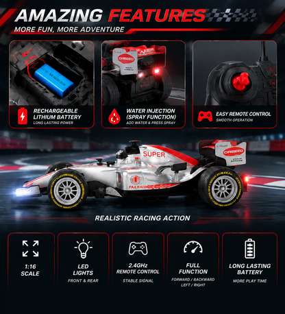 High-Speed Formula 1 Remote Control Racing Car – High Simulation F1 RC Auto Model