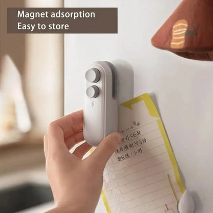 🍞✨ Portable Heat Sealer Machine – USB Rechargeable Food Bag Resealer for Freshness & Convenience 💕