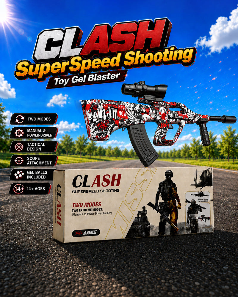 CLASH Superspeed Shooting (Orbeez gun)